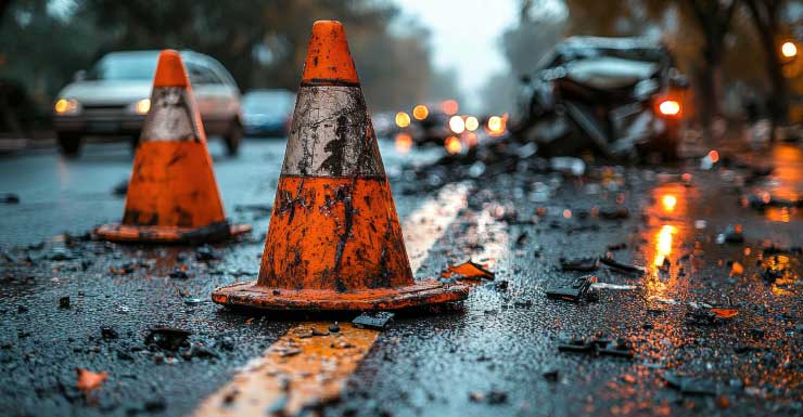 Motoristas presos em congestionamentos após acidente na I-75 na segunda-feira à noite