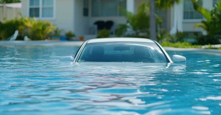 SUV invade área de piscina em Fort Pierce e mata mulher
