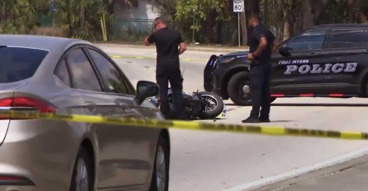 Acidente de motocicleta fatal fecha Evans Ave ao norte da MLK Blvd em Fort Myers