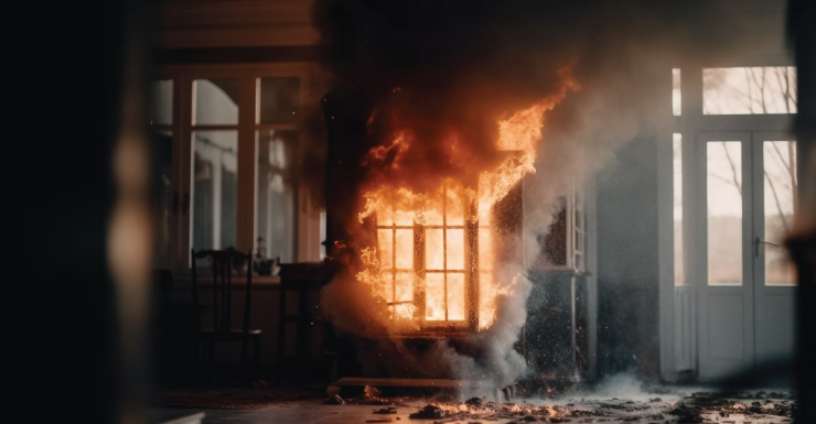 Dois homens ficam desabrigados após incêndio em apartamento em Miami