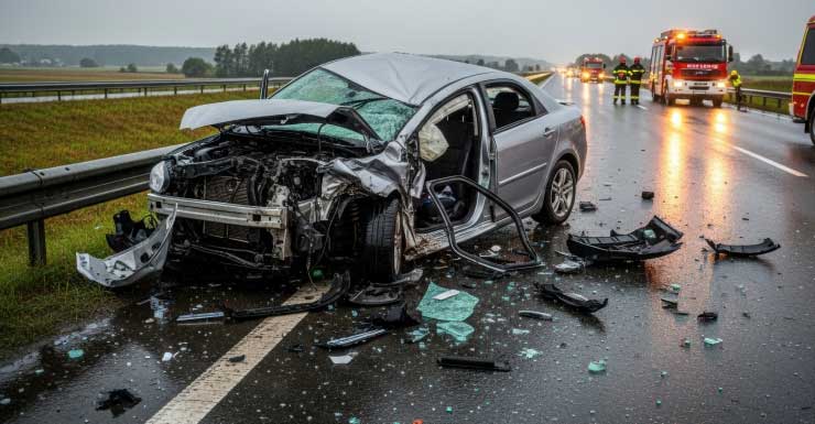 Homem morre em acidente na I-4 no Condado de Hillsborough no domingo, diz a Patrulha Rodoviária da Flórida