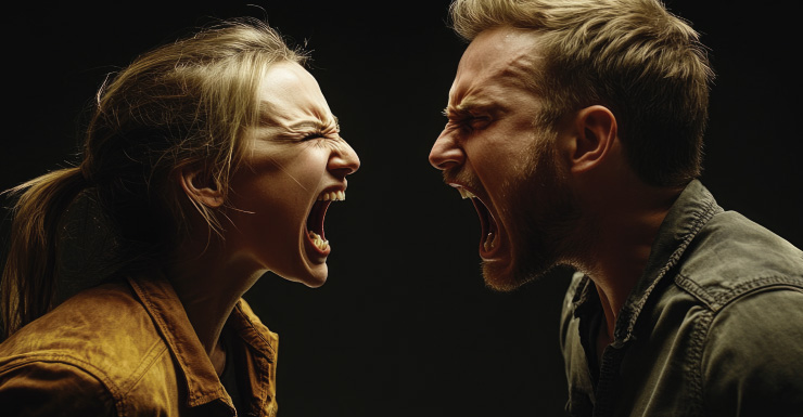 Namorada ‘irritada’ supostamente empurra namorado ao chão em café