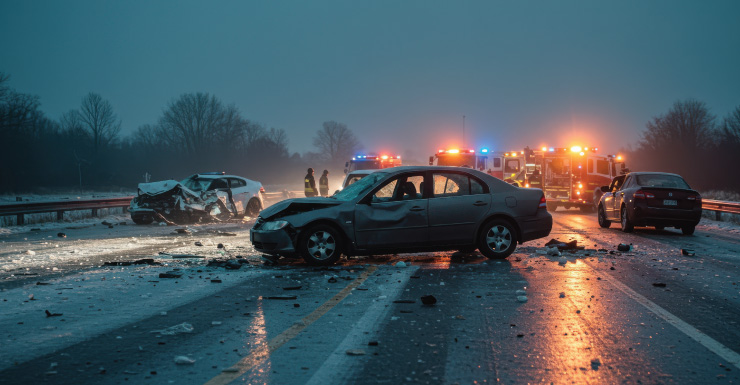 Uma pessoa morre em acidente na I-75 próximo à saída da Newberry Road