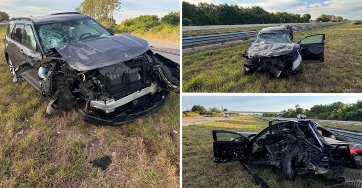 Adolescente fica gravemente ferido em acidente com 3 veículos na I-75 em Riverview, diz FHP