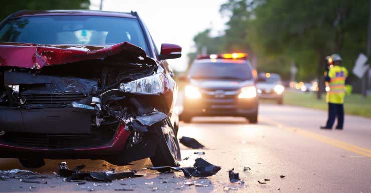 Vídeo dramático mostra carro de cabeça para baixo em córrego após acidente