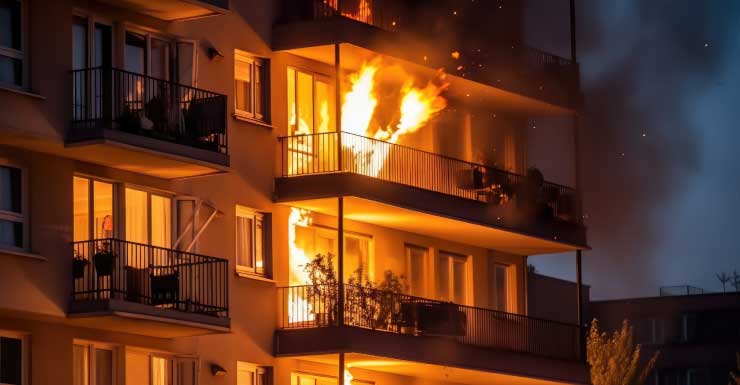 6 pessoas são deslocadas após incêndio atingir prédio quadraplex em Pompano Beach.