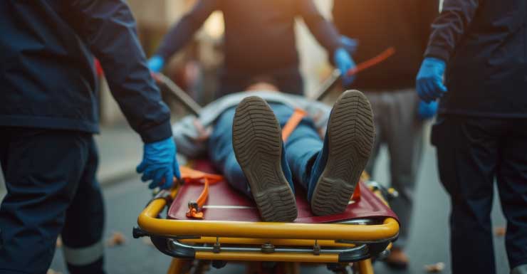 7 feridos, incluindo 1 criança, após colisão entre caminhão de cimento e táxi em saída da I-595