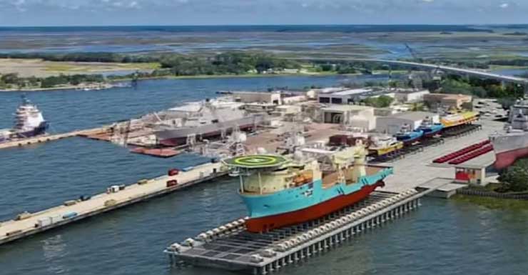 Funcionário morre em acidente no estaleiro da BAE Systems em Jacksonville