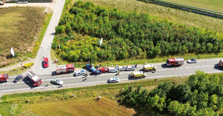 Homem morre em acidente na I-75 no Condado de Marion; outro fica gravemente ferido
