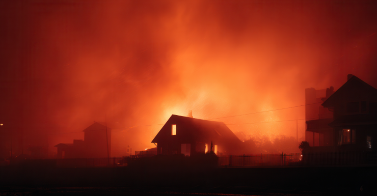Incêndio explode munições e destrói a garagem de uma casa na SW 26th Place, em Cape Coral