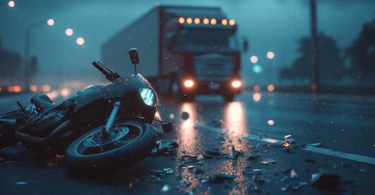 Motociclista morre em acidente com caminhão basculante na U.S. 41.