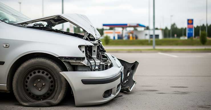 Motorista é hospitalizado após SUV colidir com bomba de gasolina em Sam’s Club