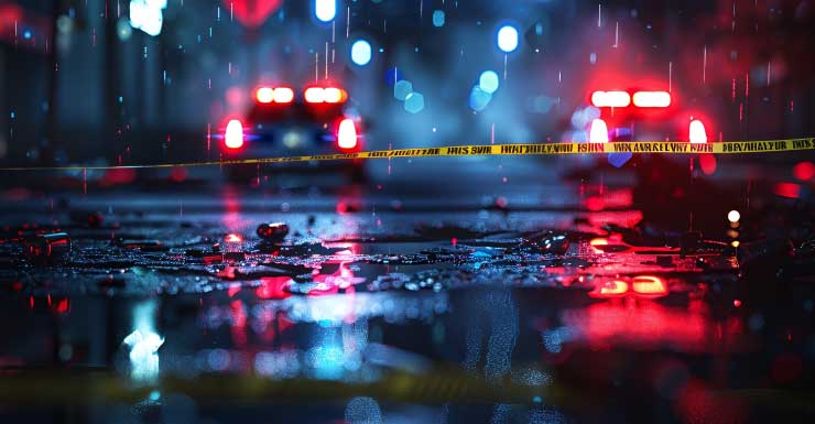 Pedestre morto em colisão no início da manhã em Christmas, dizem agentes.