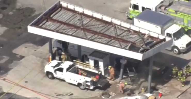 4 feridos e 1 morto após explosão em bombas de combustível em instalação do condado no sudoeste de Miami-Dade