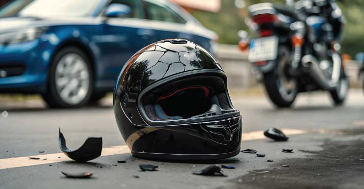 Acidente de motocicleta bloqueia faixas em estrada movimentada de Gainesville