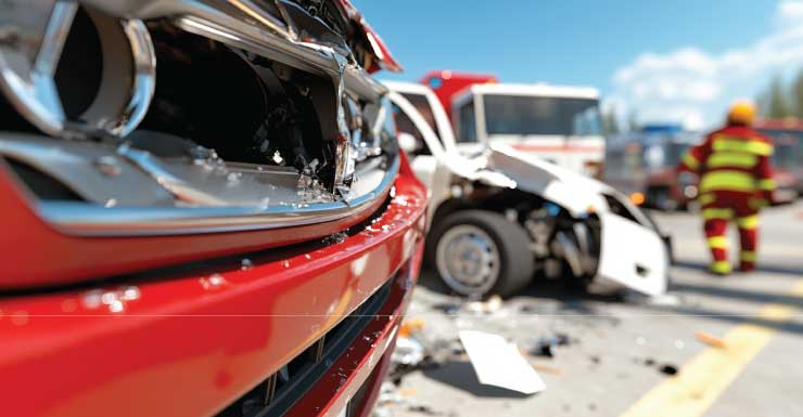 Acidente envolvendo vários veículos deixa 2 mortos e 4 feridos