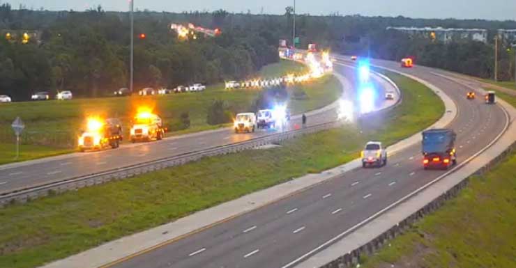 Acidente fatal causa atrasos na I-75 na manhã de quarta-feira.