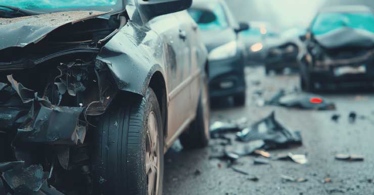 Acidente na I-95 sentido sul em Miami-Dade bloqueia faixas e provoca longos congestionamentos