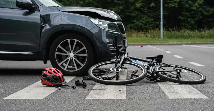 Ciclista fica gravemente ferido em acidente com SUV e caminhonete na U.S. 98 no Condado de Santa Rosa