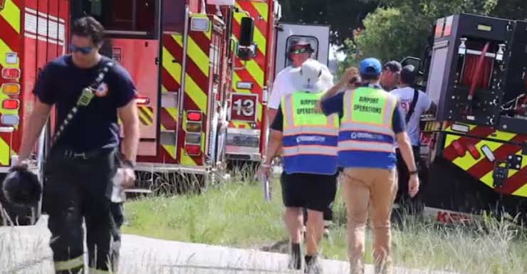 Equipes respondem após queda de pequeno avião em Kissimmee, dizem autoridades.