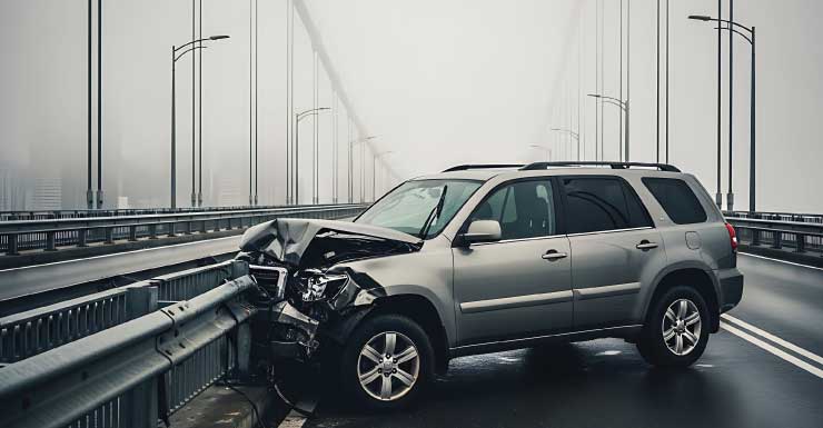 Homem e mulher morrem após carro atravessar grade de ponte e capotar na água no Condado de Baker FHP