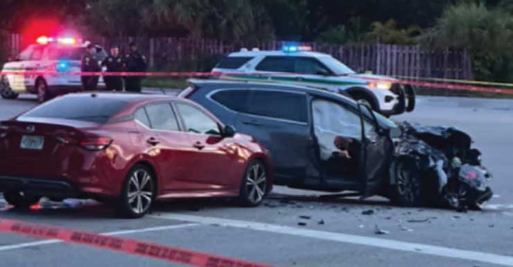 Motociclista de 22 anos morre em violenta colisão na South Jog Road, em Greenacres