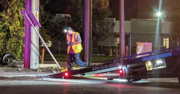 Motociclista morre após colidir contra poste de concreto na Shad Road JSO