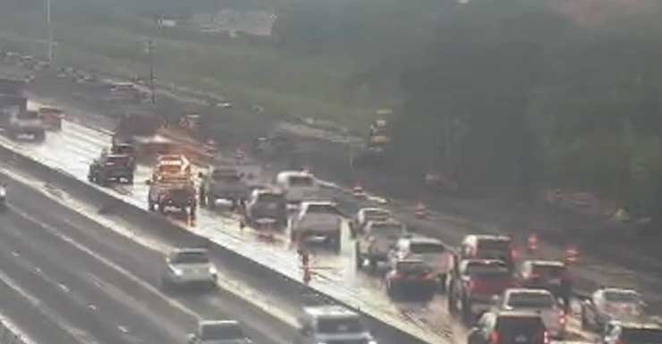 Acidente bloqueia faixa no sentido norte da Florida's Turnpike, no Condado de Palm Beach