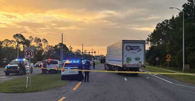 Acidente fatal interdita pistas da State Road 16 no sentido leste, próximo à I-95, no Condado de St. Johns