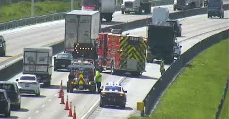 Atrasos chegam ao Condado de Martin após acidente na Turnpike do Condado de Palm Beach causar congestionamento no sentido sul