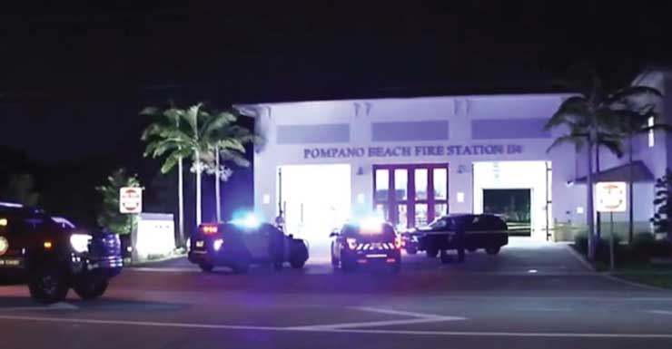 Criança é atingida por disparo acidental em apartamento de Pompano Beach e é levada pelos pais a um quartel de bombeiros