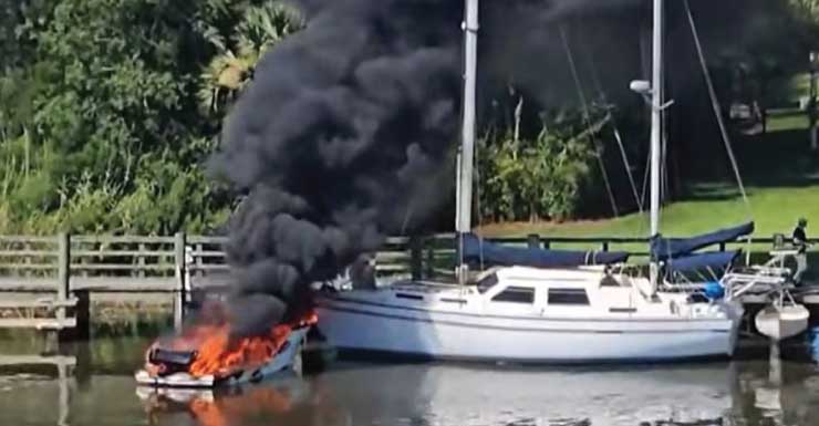 Explosão em embarcação em Apalachicola deixa quatro feridos
