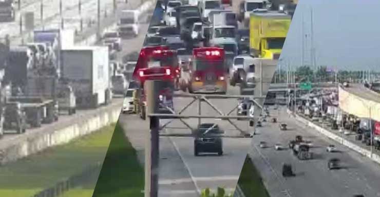 Múltiplos incidentes afetam o trânsito na Florida's Turnpike e na I-95 no Condado de Palm Beach