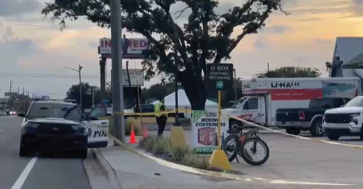 Polícia de Panama City atende acidente envolvendo ciclista e SUV na 15th Street