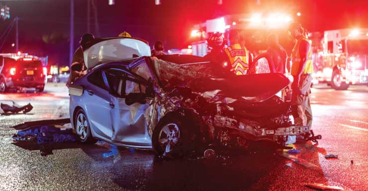 Uma pessoa fica ferida em acidente envolvendo viatura policial de Cape Coral