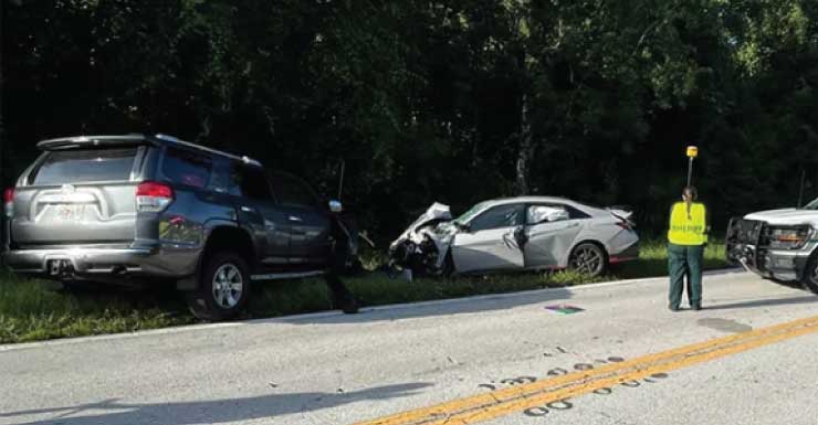 1 morto e 1 ferido após acidente envolvendo dois veículos no Condado de Polk