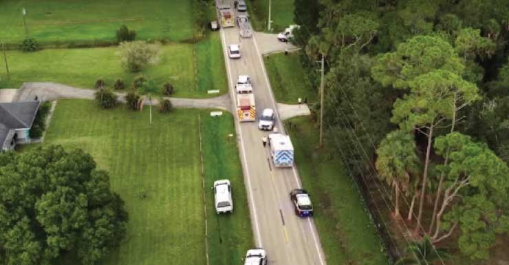 1 morto em acidente na Cemetery Road com Dana Road, em Buckingham
