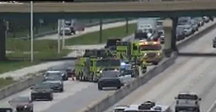 Acidente na Florida’s Turnpike causa congestionamento de 2 milhas em Palm Beach Gardens