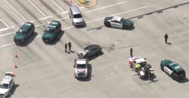 Deputado do BSO e motorista são hospitalizados após acidente em North Lauderdale