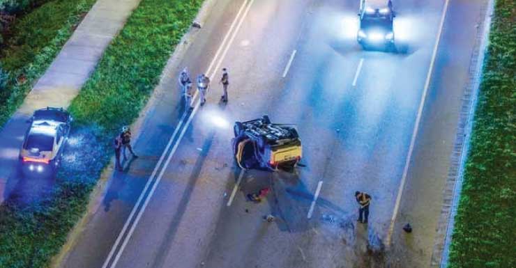 Perseguição na manhã de quarta-feira em Lehigh Acres termina com manobra PIT, acidente e duas prisões