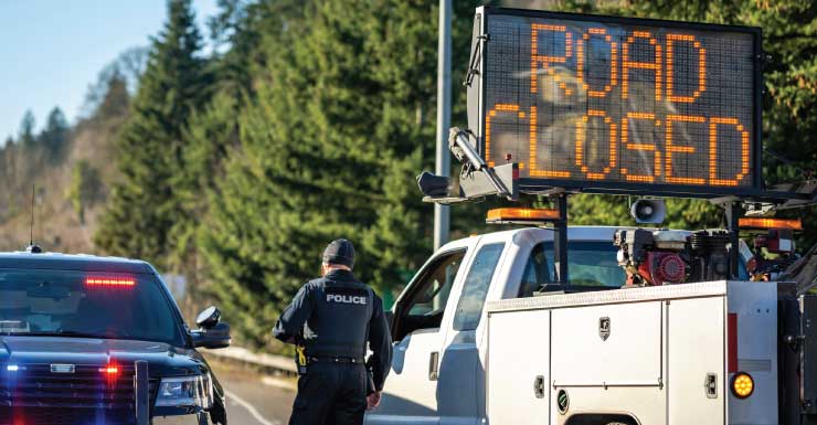 Atualização do alerta de trânsito: Via liberada após acidente fechar temporariamente trecho da Highway 389