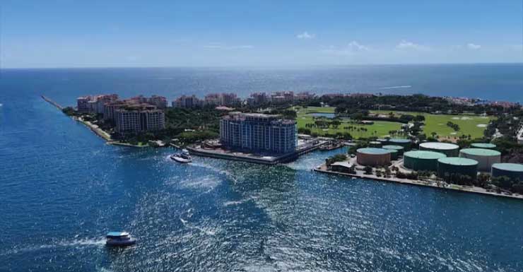 Homem de 63 anos é atingido por hélice de embarcação perto da marina de Fisher Island, segundo a FWC