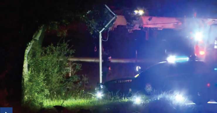 Motorista que fugia de abordagem na SR 826 sai da pista em Miami Lakes e colide contra viatura da FHP; alça de acesso é fechada